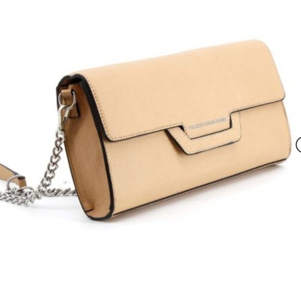 NWT French Connection Kitty Pebble Nude Shoulder Bag, MSRP $88